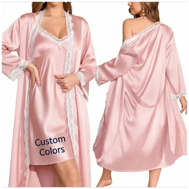 CHINEE-Pink-Bridesmaid-Satin-Robes-Set-Wedding-Party-Morning-Gown-With-Slippers-Custom-Embroidery-Logo