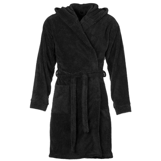 CHINEE Plush Fleece Bathrobe Thick Warm Flannel Hooded Long Robe Men Women Cozy Fluffy Winter Sleepwear Dressing Gown With Pockets
