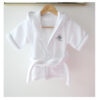 CHINEE Plush White Robes Children Baby Bathrobe 3 Months Cute Bathrobe For Kids Girls
