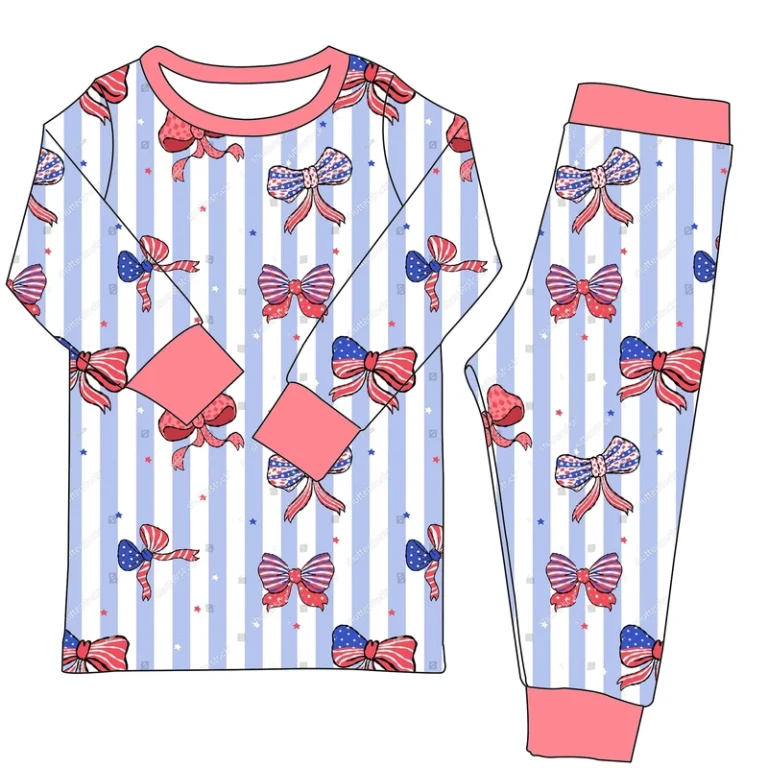 CHINEE-Popular-Baby-2pcs-Set-Pajamas-Round-Neck-Kids-Pajamas-Set-Breathable-Toddler-Sleepwear-220-Gsm-1
