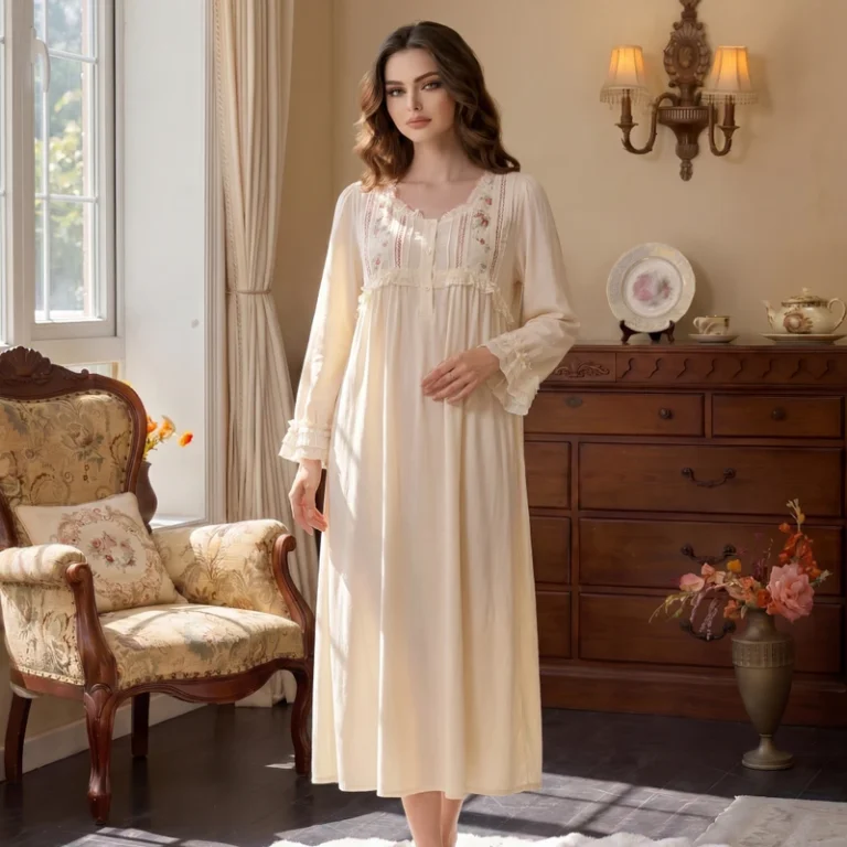 CHINEE-Pregnant-Womens-Loose-Maternity-Nightgown-Dubai-Style-Islamic-Casual-Breathable-Quick-Dry-Viscose-Cotton-Drawstring-ODM-Custom