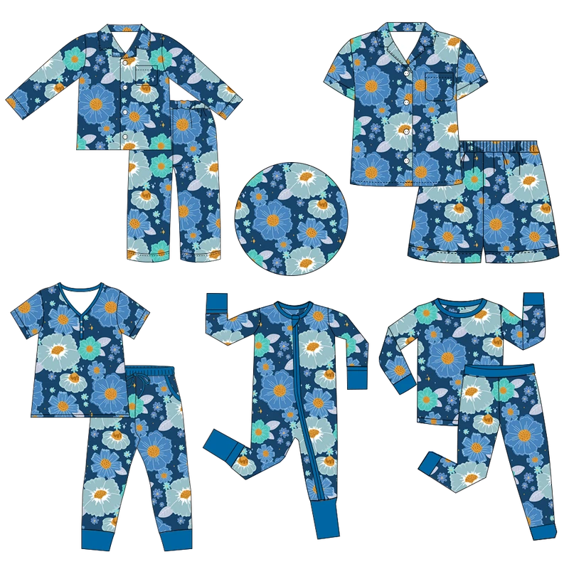 CHINEE Premium Bamboo Baby Romper Pajamas Sets Kids Sleepwear Infant Toddler Homewear for Comfortable Nighttime & Nap