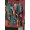 CHINEE Printed Silk Unisex Kimono Robe for Women Summer Breathable Quick Dry Free Size Beach Wear