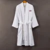 CHINEE Professional Unisex Cotton Waffle Bathrobe Spa Gown Couples 100% Cotton Body Robe Towel Pajamas Hotel