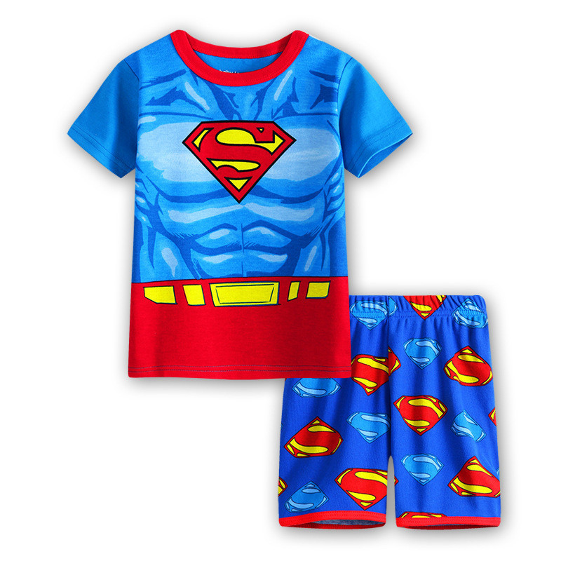 CHINEE Pyjamas Kids Cotton Toddler Cartoon Summer Children Pajamas Sets for Baby Girls Boys