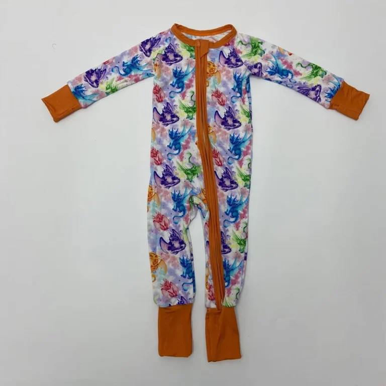 CHINEE-Qingli-OEM-Tariffs-Free-Long-Sleeve-Kids-Rompers-Girls-Baby-Cotton-Romper-Custom-Design-Zippy-Romper-Baby-Pajamas
