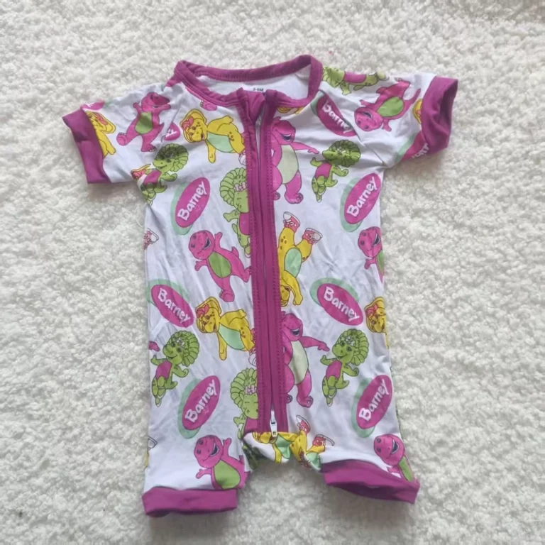 CHINEE-RTS-Good-Quality-Soft-Custom-Bamboo-Sleeve-Zipper-Romper-for-Baby-Kids-Sleepwear-Casual-Pajamas