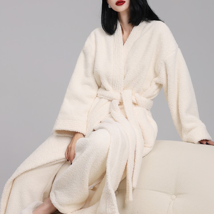 CHINEE-Robes-Super-Soft-And-Warm-Microfiber-Coral-Fleece-Bathrobe-Big-Oversize-Long-Sleep-Night-Robe-For-Women