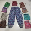 CHINEE Silk Printed Ladies Pajamas Plazzo Pajamas Silk Harem Pajamas Printed Plazzo Pants