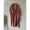 CHINEE Silk kimono robe bohemian plus size dressing gown woman Long satin honeymoon robe Boho robe Anniversary gift Indian kimono Arts