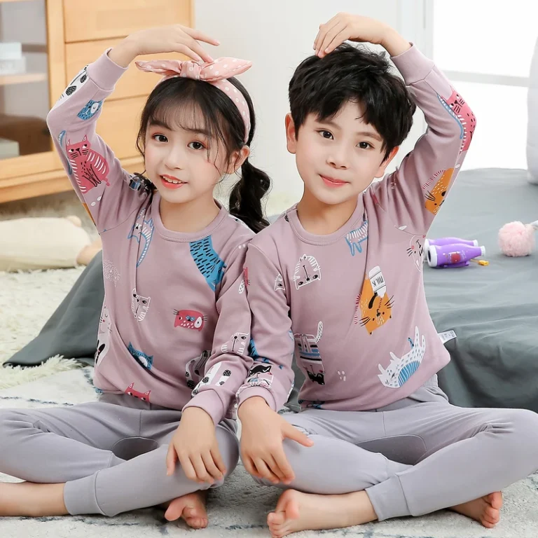 CHINEE-Size-100-160-Kid-Clothes-Toddler-Clothing-Kids-Pajamas-Children-Sleepwear-Cute-1