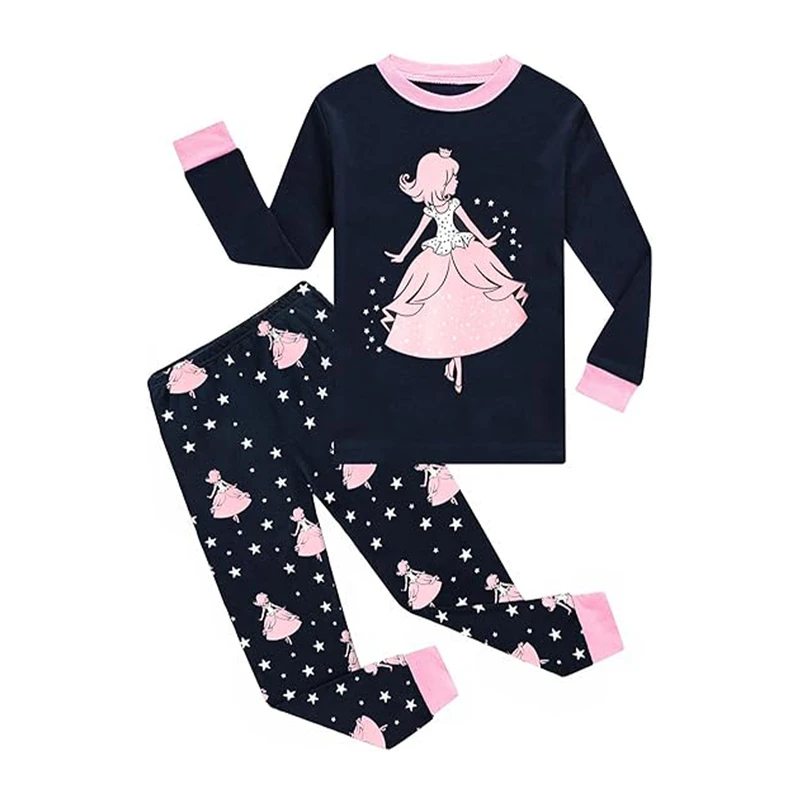 CHINEE Snuggle Bunny Toddler Pajamas Set 100% Cotton Casual Pants Breathable Anti Bacterial Quick Dry Cozy Gentle Skin Easy Babies
