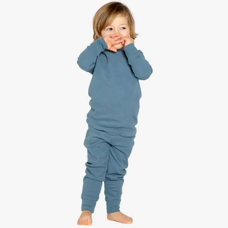 CHINEE Soft 100%organic Cotton Baby Boy Girls Sleepwear Kids Organic Pajamas