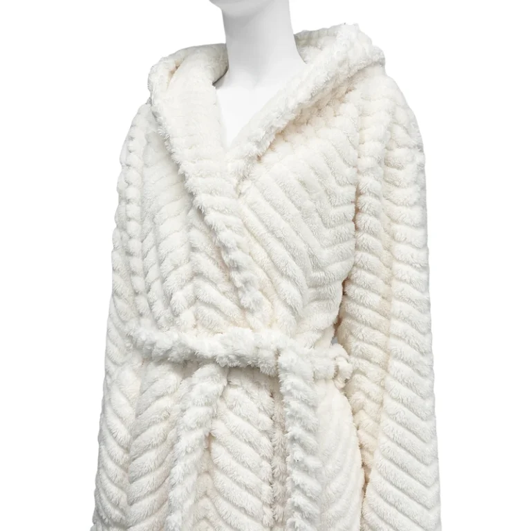 CHINEE-Soft-Fleece-Hooded-Bathrobe-Custom-Long-Coral-Fleece-Bathrobe-Polyester-Spa-Robe-Plush-Full-Length-Bath-Robe