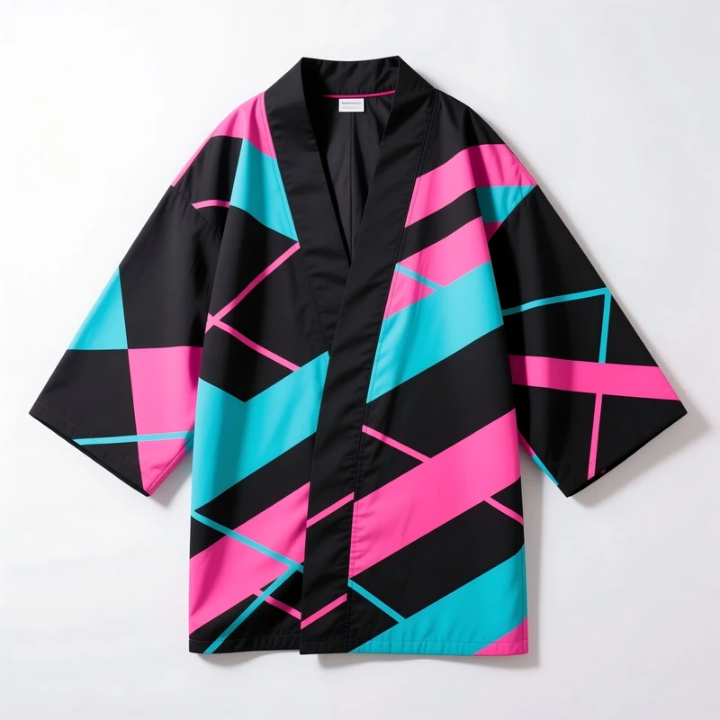 CHINEE Soft Kimono Robe Men Sleepwear Floral Print Robes