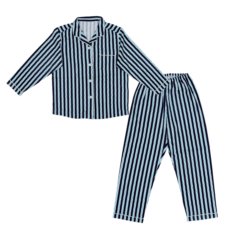 CHINEE Soft Warm Women's 100% Cotton Woven Flannel Winter Pajama Set with Long Sleeves & Elastic Waist ODM Sleepwear for Cozy Home Use