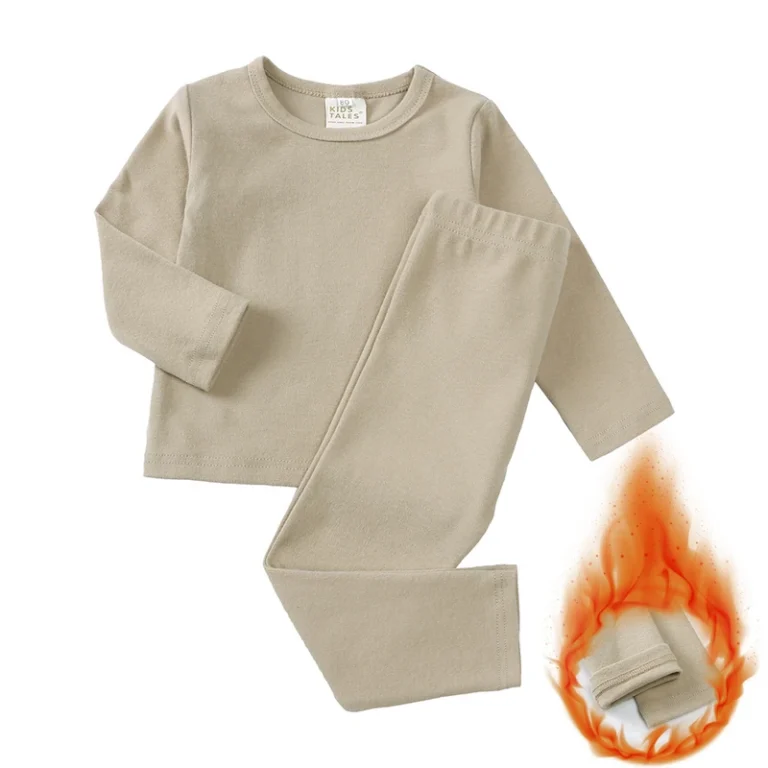 CHINEE-Solid-Color-Toddler-Long-Sleeve-Sleepwear-Baby-Boys-Girls-Pajama-Set-Bulk-Kids-Pajamas