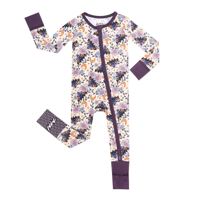 CHINEE Spandex Cotton Stretchy Soft Fabric Baby Pajamas Set Romper Sleepwear YKK Zipper Eco-Friendly Breathable with Customized Service