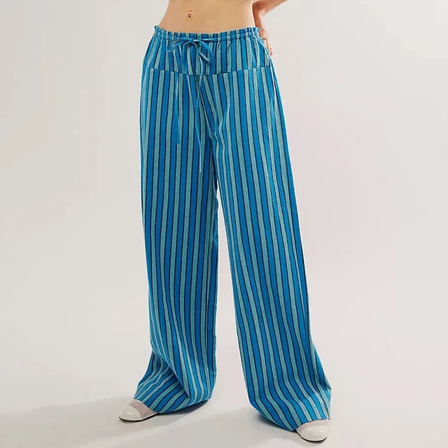 CHINEE Star Pajama Pants Womens Lounge Stripe Pj Pants Sleep Joggers Checkered Boxer Pajamas Bottoms Women Pjs Long Pants