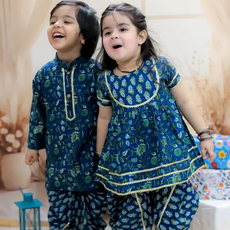 CHINEE-Stylish-Pakistani-Kids-Brother-Sister-Matching-Lehenga-Choli-Set-for-Weddings-Party-Eid-Festive-Cultural-Events