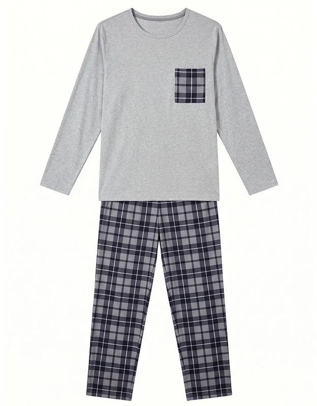 CHINEE Summer Daily Man's Sleepwear Comfortable Night Pajama for Men