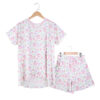 CHINEE Summer Family Casual Ladies Nightwear Knitted Soft Bamboo Fabric Women's Pajama Sets