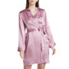 CHINEE Summer Fashion Women's Concise Customized Robe Casual Sleepwear Cotton Kimono Robes