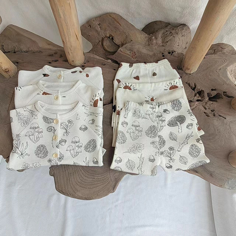 CHINEE Summer Toddler Girls Clothes Sets Kids Pajamas Sleepwear Casual 100 % Cotton Kids Clothing Outfit N01