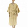 CHINEE Super Soft Plush Solid Coral Fleece Satin Binding v Neckline Adult Bath Kimono Long Robe Women