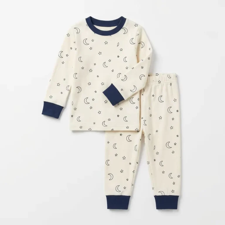 CHINEE-Sustainable-100-Organic-Cotton-Casual-Baby-Winter-Pajamas-Set-Customized-Pattern-Moisture-Wicking-Soft-Touch-Bespoke-OEM