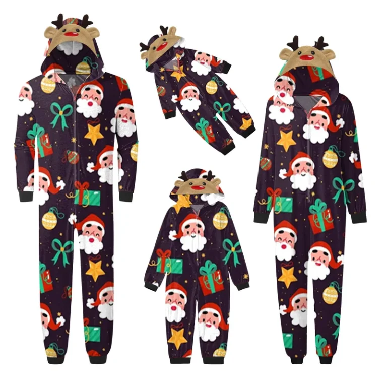 CHINEE-Thermal-Winter-Matching-Family-Robes-Set-for-Adults-Kids-Babies-Men-Women-Leopard-Print-100-Cotton