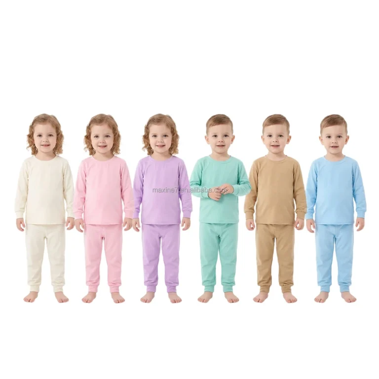 CHINEE-Toddler-Boys-Clothes-Bamboo-Pyjamas-Children-Underwear-Baby-Bamboo-Sleepwear-Pajamas-Custom-Logo-Kids-Clothing-Sets