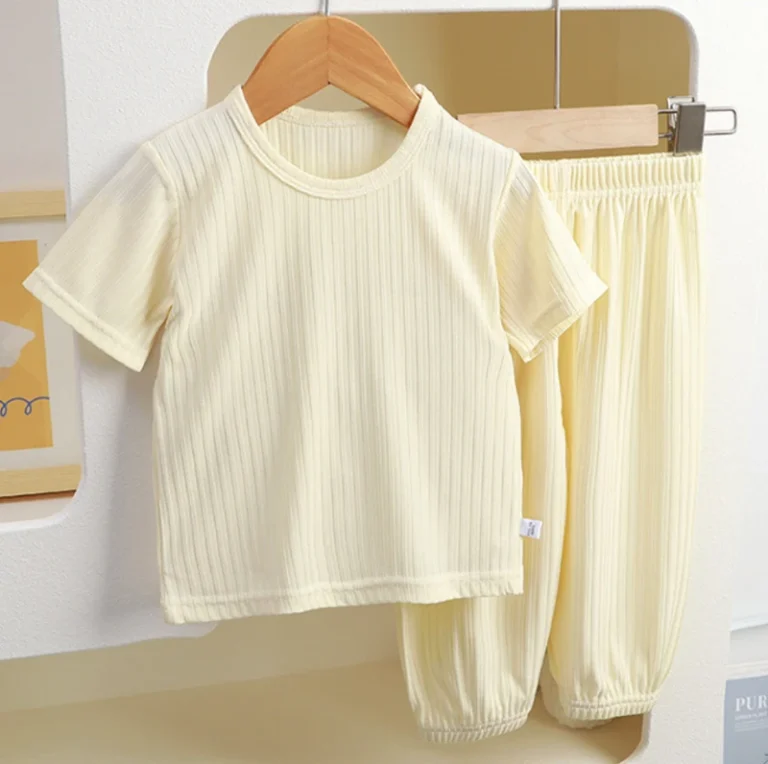 CHINEE-Toddler-Boys-Girls-Casual-Cartoon-Soft-Shell-2-Piece-Pajama-Set-for-Kids-Spring-Autumn-Summer-Short-Sleeve-Long-Pants-Sleepwear