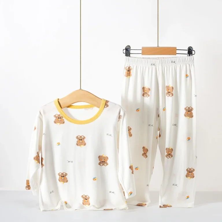CHINEE-Toddler-Boys-Girls-Custom-Childrens-Pyjamas-Soft-Modal-Kids-Pajama-Set