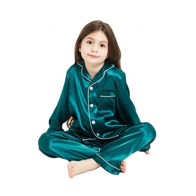 CHINEE Toddler Girls Short Satin Pajamas Sleepwear Pajama Pants for Kids