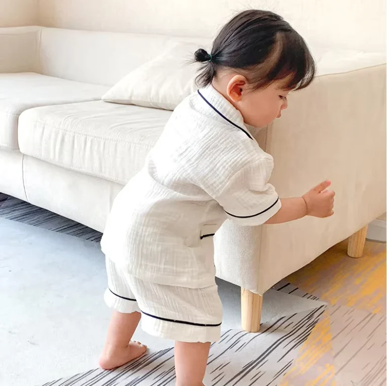 CHINEE-Toddler-Girls-Summer-Pajama-Set-100-Cotton-Baby-Sleepwear-Kids-Short-Sleeve-Jammies-Little-Baby-Boy-Pjs-1