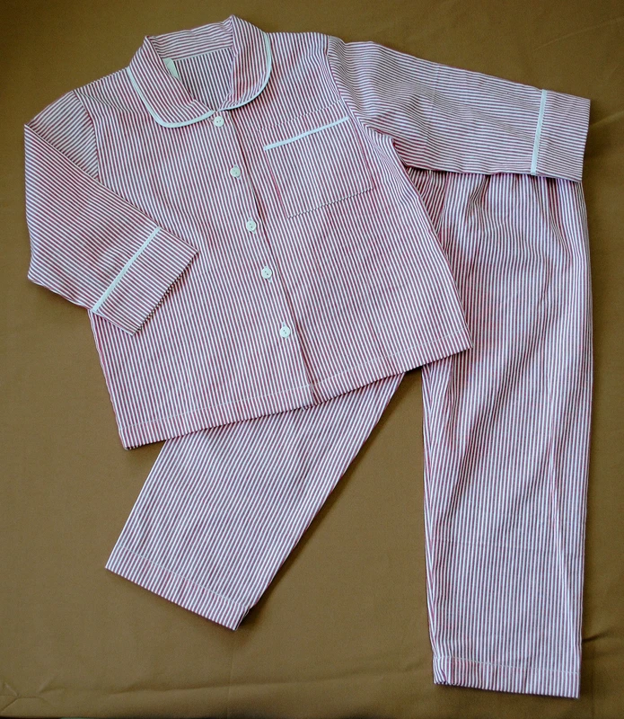 CHINEE Toddler Organic Cotton 2pcs Soft Breathable Long Sleeve Striped Pajamas Set Baby Boy Sleep Wear Children Pajamas