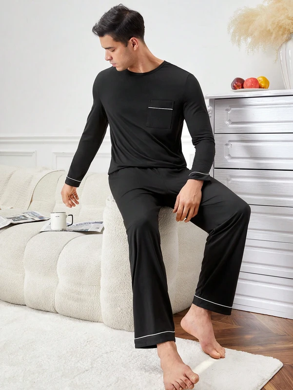 CHINEE Top Quality Custom Premium Sleepwear Pajama Set Pyjamas Men's Sleepwear Pajamas