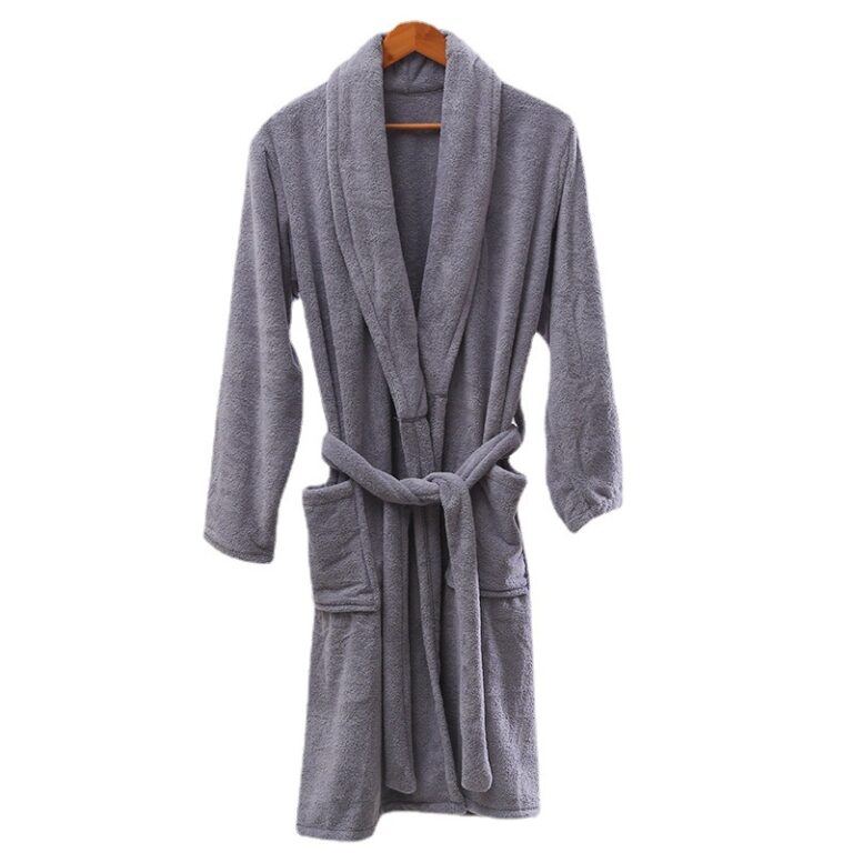 CHINEE-Toweling-Terry-Robe-Unisex-Bath-Robe-Sleepwear-Casual-White-Home-Luxury-Plush-Bathrobes-Custom-Microfiber-Bath-Towel