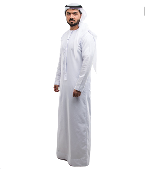 CHINEE Traditional Muslim Long Gown for Men Gorgeous Arab Thobe Plain Color Loose Men's Robe Supplier