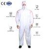 CHINEE Type 5 6 Disposable CE Certified ASTM Standard Long Sleeve Breathable Protective Gown with Hood PPE Worksuit with Bound Seams