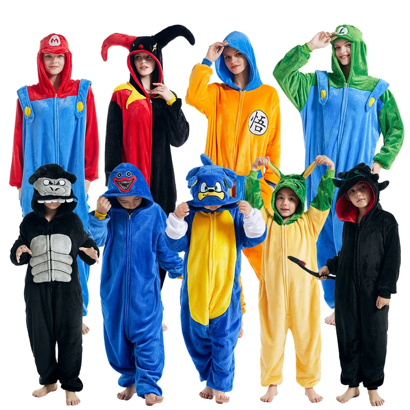 CHINEE Unisex Adult Cartoon Costume Halloween Christmas Onesie Pajamas A 282