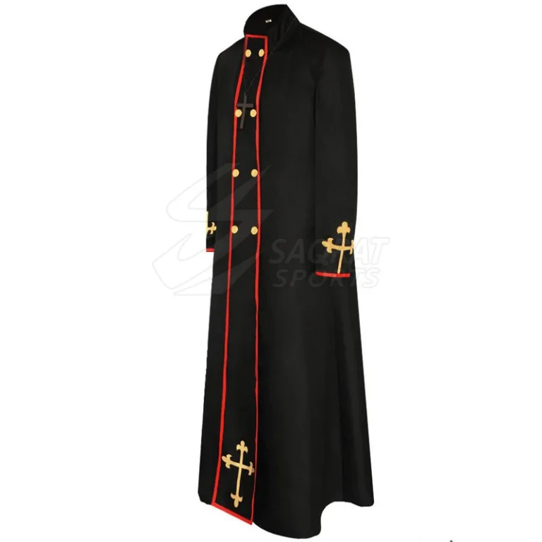 CHINEE Unisex Church Robes With Soft Fabric And Adjustable Fit Premium Quality Church Robes With Satin Trim And Detailed Embroidery