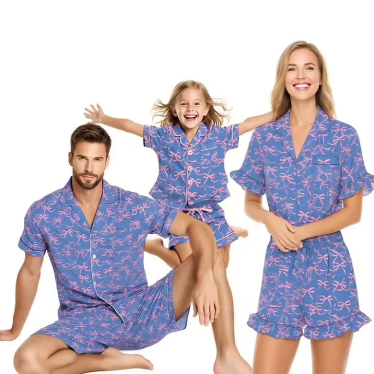 CHINEE-Valentine-Pajamas-Family-Matching-New-Year-Father-Mother-Kids-Baby-Clothes-Set-Dad-Mom-and-Daughter-Son-Pyjamas