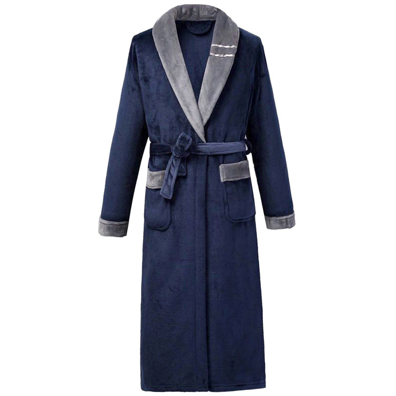CHINEE Various Styles Luxury Microfiber Bathrobe Long Hotel Spa Robes for Women and Men