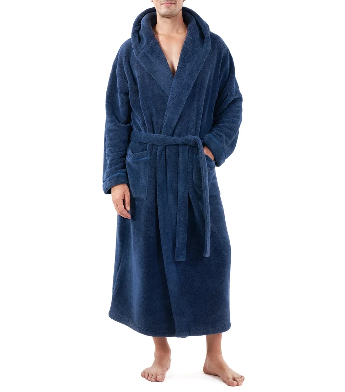 CHINEE Warm Spa Bath Robe Plush Fleece Womens Plush Soft Robe Fluffy Warm Fleece Sherpa Shaggy Bathrobe With Custom Logo