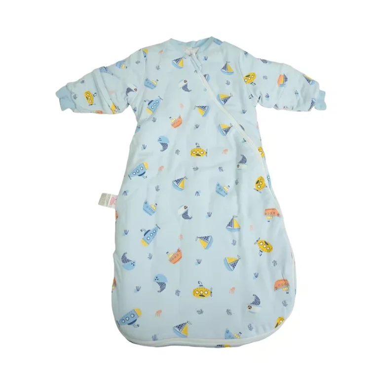 CHINEE-Washable-Anti-kick-Pajamas-Zipper-Unisex-Winter-Sack-Baby-Sleeping-Bag-Sleepsuit-Quilted-Sleeves-Detachable-Nightdress