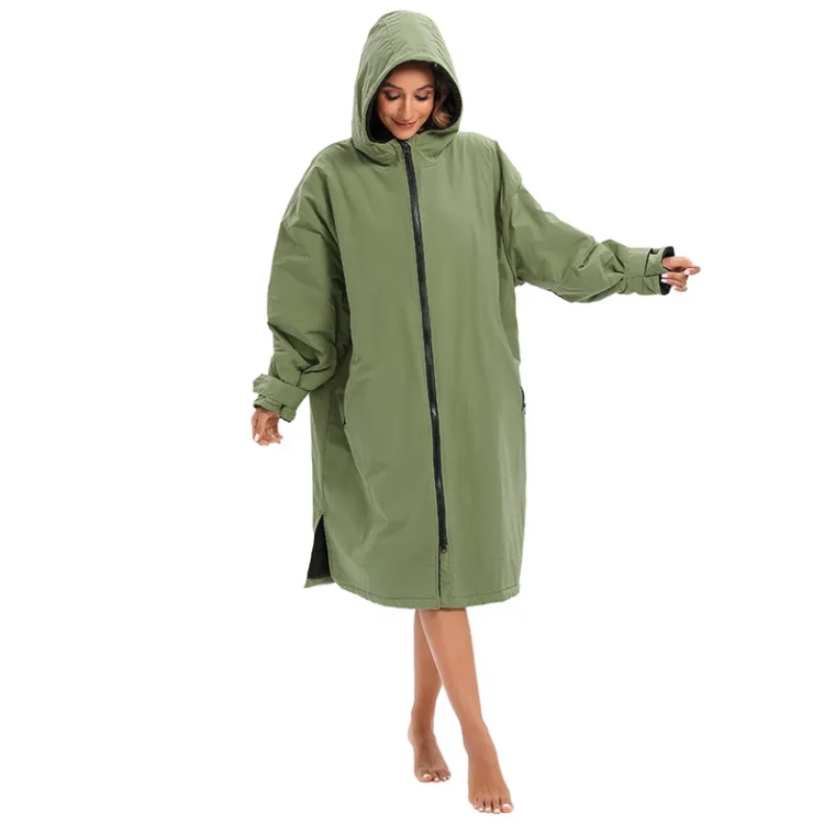 CHINEE-Waterproof-Changing-Robe-Quick-Dry-Warm-Fleece-Lining-Surf-Poncho-for-Water-Sport-Beach-Pool