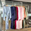 CHINEE Wedding Women's Sexy Silk Satin Kimono Robe Long Style Wide Sleeves Smooth Soft Luxury Bride Bridesmaid Morning Gown Solid