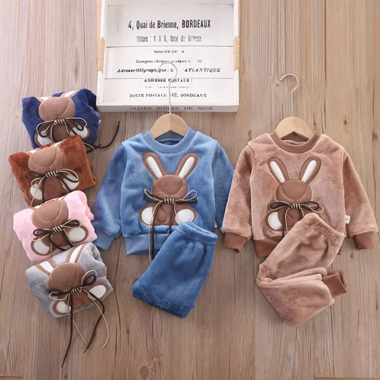 CHINEE-Winter-Autumn-Kids-Home-Wear-Suits-Cartoon-Print-Casual-Baby-Pajamas-Clothing-Sets